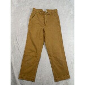 Everlane Straight Leg Crop pant in Golden Brown Size 8 Tall